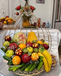 تزئین میوه یلدا