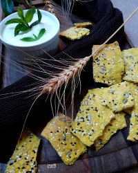 نان ترد سبزیجات