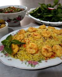 میگو پلوی مجلسی
