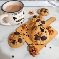 کوکی شکلاتی گردویی