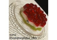 ژله_ انار _سه_ رنگ