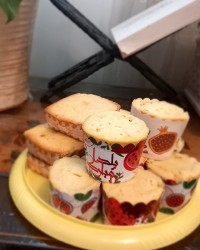 کیک کره ای پرتقالی فوری یلدا مبارک