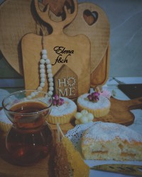 کیک پای سیب بدون کره