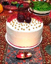 کیک یلدایی خودم پز