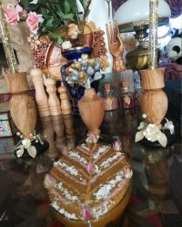 حلوای زعفرانی خیراتی پنجشنبه.