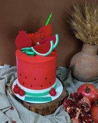 کیک ویژه یلدا ورق بزن نازنین