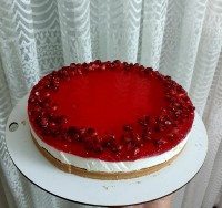 چیز کیک انار