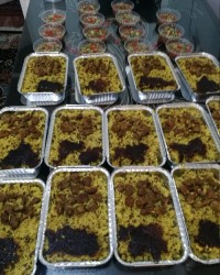 دمپخت عدس و گوشت