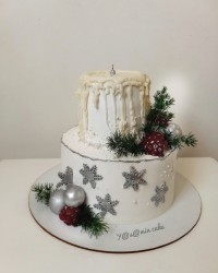 کیک یلدا و تولد همسر جان عکس بعدی یلدا خونه خواهر شوهر جان کیک_یلدا کیک_شمع