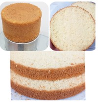 کیک اسفنجی فوق پنبه ای