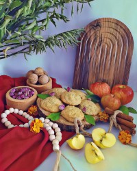 کوکی سیب و دارچین