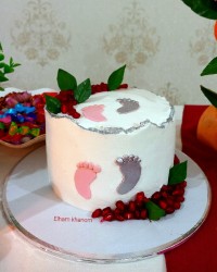 کیک خامه یی شب یلداودخملم قندِعسَلم