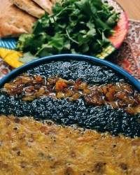 آش عدس و بلغور