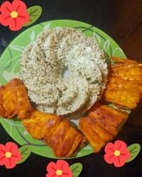 ♥سبزی پلو با ماهی ❤