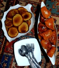 عصرانه کاکای کدو حلوایی جاتون سبز