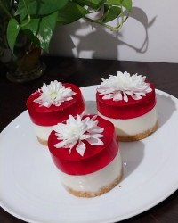 چیز کیک تک نفره