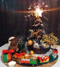 کیک تم _کریسمس