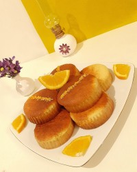 کیک نارگیلی پرتقالی