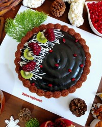 کیک شکلاتی یلدایی