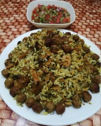 کلم پلو شیرازی