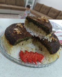 ته چین کوکو سبزی