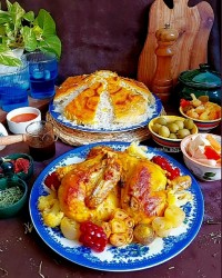 مرغ زعفرانی کره ی