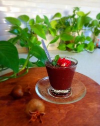 دسر شکلاتی سه سوته