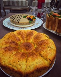نان سیب زمینی و شوید