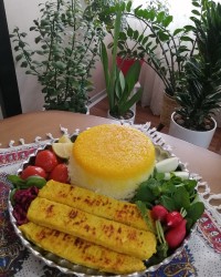 کباب تابه ای مرغ