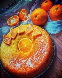 کیک موز وپرتقال