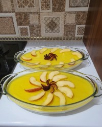 ژله کاستر و کیک شربتی