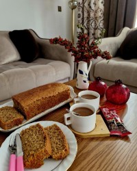 کیک گردوی نسکافه ایی