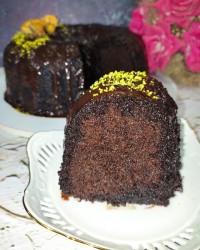 کیک شکلات موزی