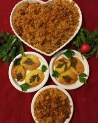 لوبیا پلوی خوشمزه