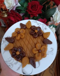 حلوا گلاب و زعفرون حلوا اوماج تبریز