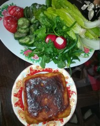 کوکو سیب زمینی و سمبوسه تند.