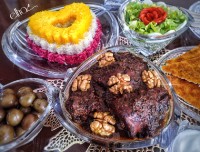 فسنجون مجلسی با مرغ