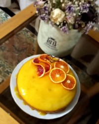 کیک پرتقالی به مناسبت روز پدر