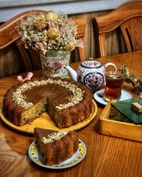 کیک خیس نسکافه ای