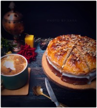 کیک باقلوا با محلبی