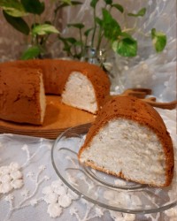 کیک سفیده تخم مرغ