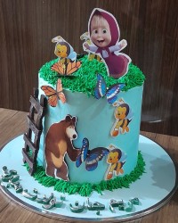 کیک ماشا و میشا..