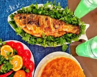 ماهی شکم پر تنوری