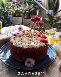 کیک کافی شاپی هویج و پرتقال