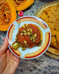 کدو حلوایی کاراملی