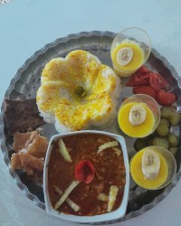 سینی غذا امشب