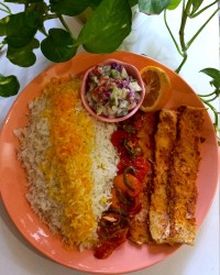 کباب تابه ایی بوقلمون