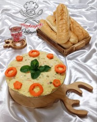 سالاد الویه خوشگل من? در عین سادگی خیلی شیک