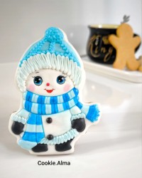 کوکی آدم برفی