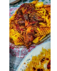 چلو گوشت عکسها متفاوته